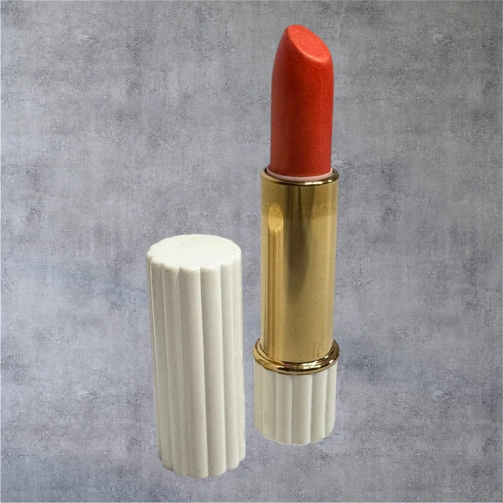 Estee Lauder All-Day Lipstick All-Day Knowing Red Vintage Fluted‎ Case